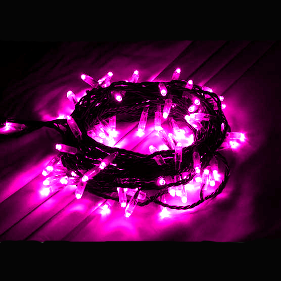 LED 粉紅光串燈