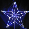LED 3D立體五角樹頂星 藍白