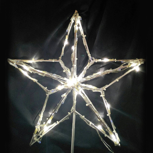 LED 3D立體五角樹頂星 暖白