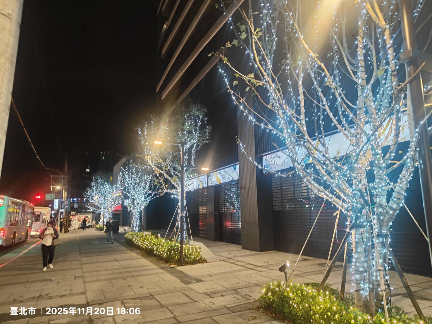 聖誕燈 白光串燈