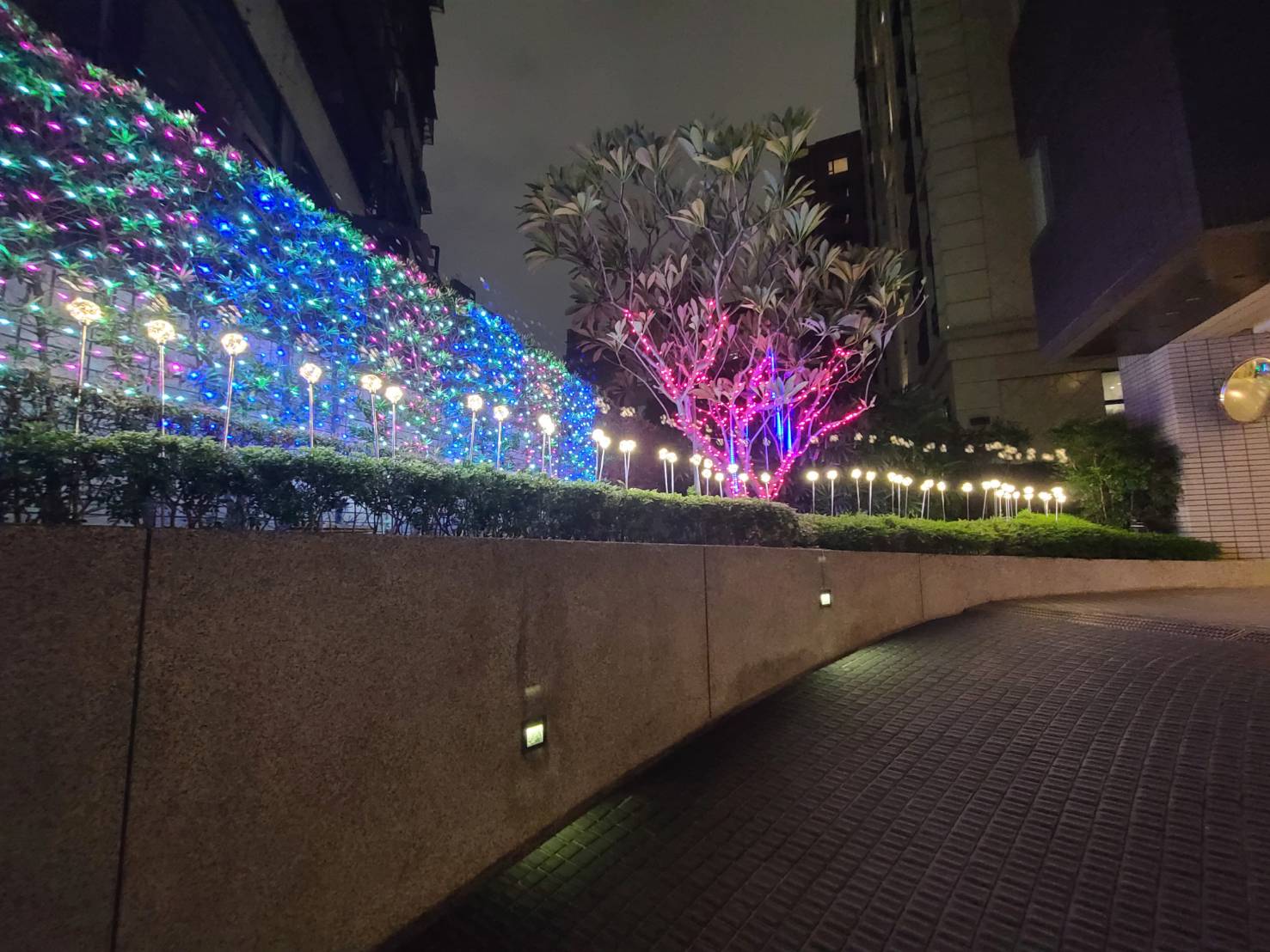 聖誕燈 粉紅光串燈