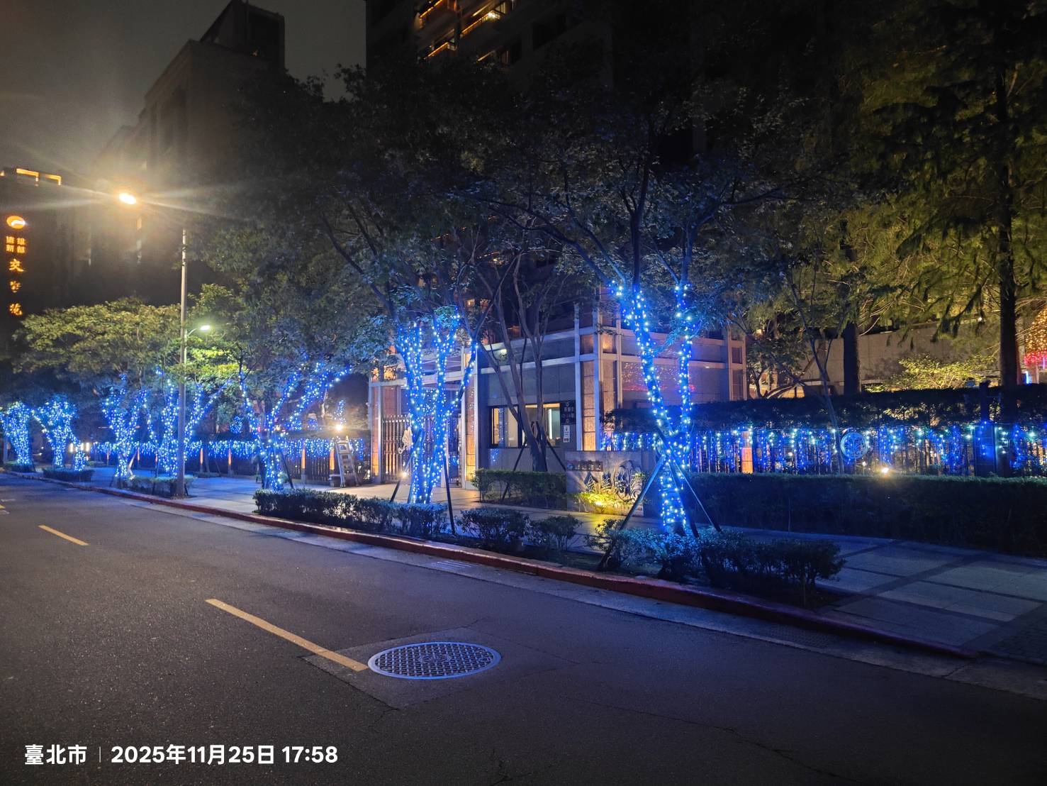 聖誕燈 藍白光串燈