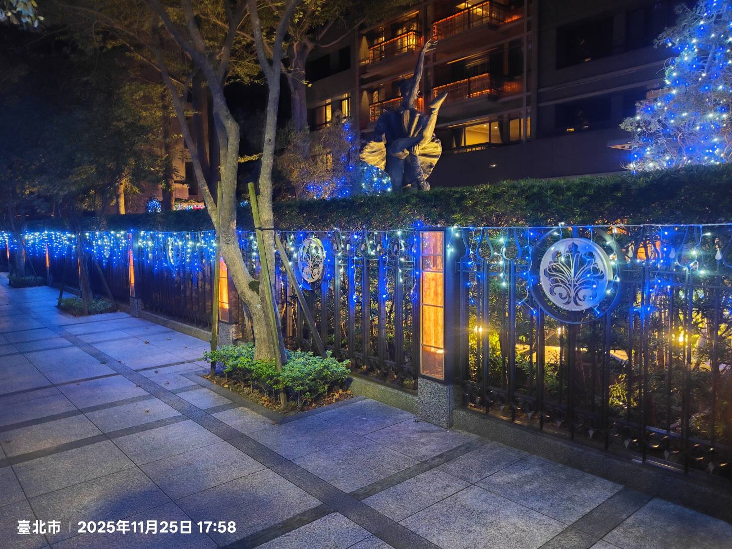 聖誕燈 藍白光冰燈