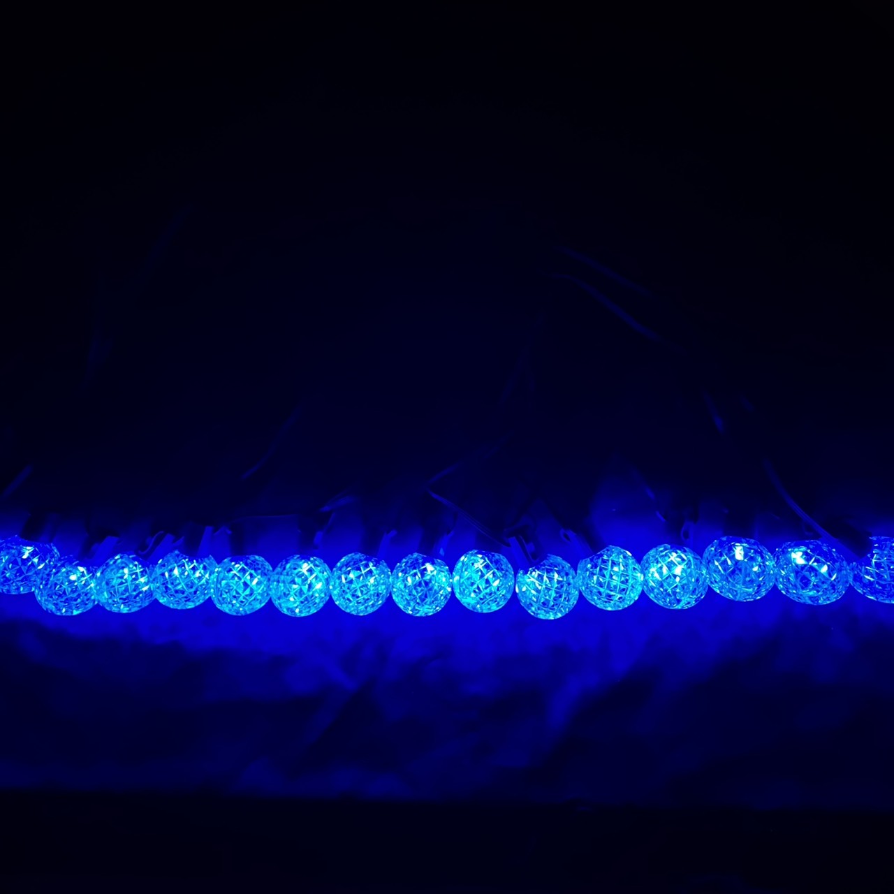 聖誕燈 G40幻彩鑽石皮線跑馬燈串